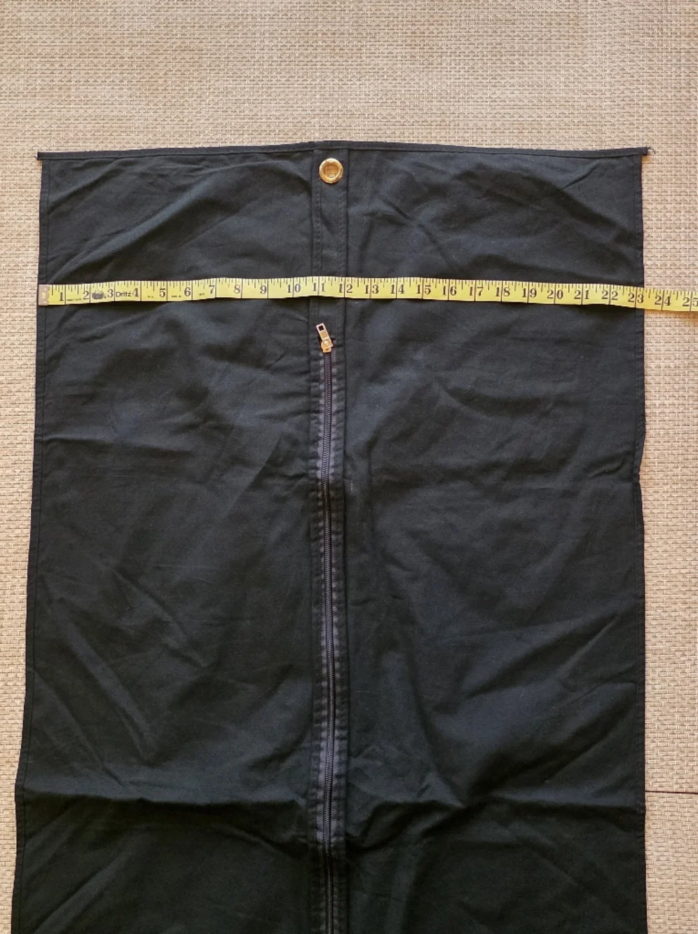 J.Crew Large Black Garment Bag Travel Suit Dress Storage Zipper